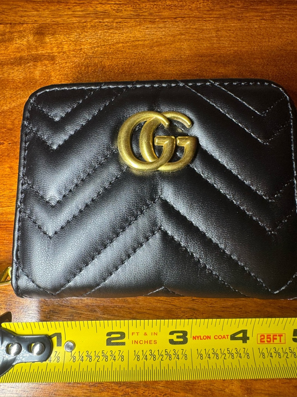 Black Quilted Small Wallet/Card Case. No Brand. Brand new.